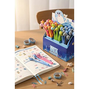 Miniso Lisanslı Dundun Ocean Sallanan Figürlü Jel Kalem 0,5 Mm – Siyah