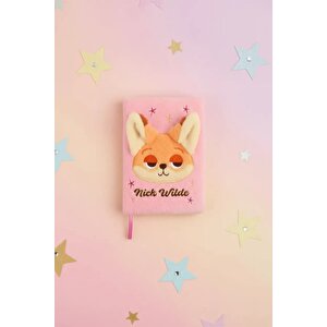 Disney Zootropolis Lisanslı A5 3d Peluş Not Defteri 80 Yaprak 22 Cm