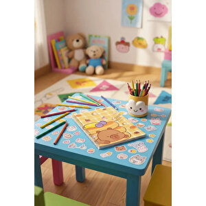 Lisanslı Pişirme Serisi A5 Telli Not Defteri Kapibara Souffle 20.4 Cm