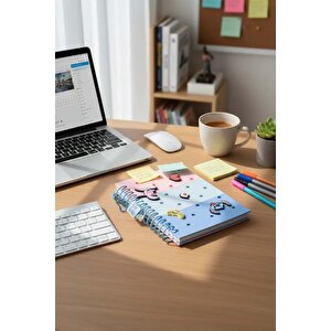 Disney Stitch Lisanslı Not Defteri – 80 Yaprak Spiralli Okul Ve Ofis Defteri 14,5 Cm