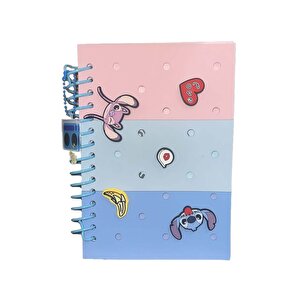 Disney Stitch Lisanslı Not Defteri – 80 Yaprak Spiralli Okul Ve Ofis Defteri 14,5 Cm