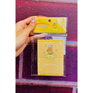 Sanrio Lisanslı Pompompurin Standlı Not Defteri – Masa Üstü Tasarım