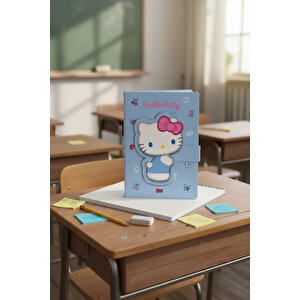 Sanrio Lisanslı Hello Kitty A5 Not Defteri 3d Figürlü Mıknatıslı 20.5 Cm