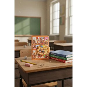 Lisanslı Mini Family B6 Not Defteri Mıknatıslı Figürlü 17.5 Cm