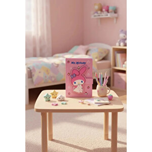 Sanrio Lisanslı My Melody A5 Not Defteri 3d Figürlü Mıknatıslı 20.5 Cm