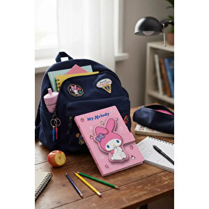 Sanrio Lisanslı My Melody A5 Not Defteri 3d Figürlü Mıknatıslı 20.5 Cm