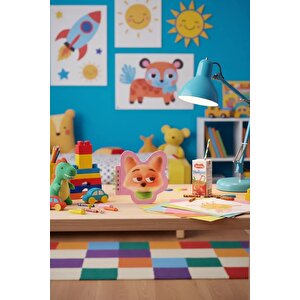 Disney Zootropolis Lisanslı Figürlü Not Defteri 80 Yaprak Kompakt Tasarım 10.8 Cm