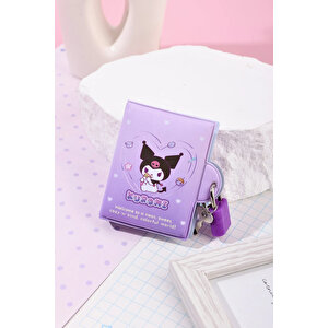 Sanrio Lisanslı Kuromi Sweet Factory Mini Kilit Defteri (80 Yaprak) – Özel Kilitli Tasarım