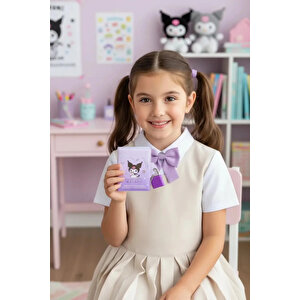 Sanrio Lisanslı Kuromi Sweet Factory Mini Kilit Defteri (80 Yaprak) – Özel Kilitli Tasarım