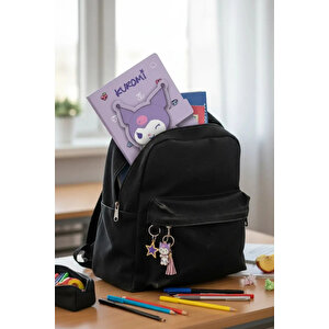 Sanrio Lisanslı Kuromi A5 Not Defteri 3d Figürlü Mıknatıslı 20.5 Cm