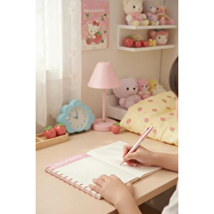 Sanrio Lisanslı Çilek Serisi B6 Çift Katmanlı Telli Not Defteri 60 Yaprak