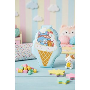 Lisanslı Tom Ve Jerry Gokko Serisi Dondurma Temalı Puffy Not Defteri