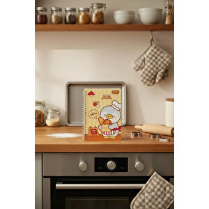 Lisanslı Pişirme Serisi A5 Telli Not Defteri Mini Pen Cook 20.4 Cm