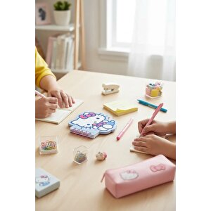 Sanrio Lisanslı Hello Kitty Figürlü Spiralli Not Defteri 80 Yaprak 10.6 Cm