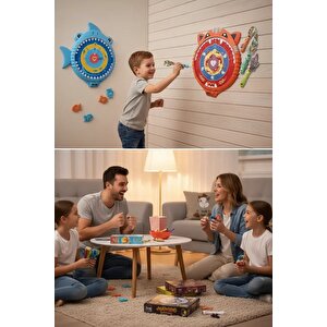 Lisanslı Hayvan Figürlü Mıknatıslı Dart Oyuncak – 31 Cm