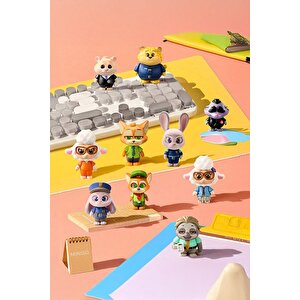 Disney Lisanslı Zootropolis Günlük Yaşam Kostümleri Blind Box – Figür 10 Cm