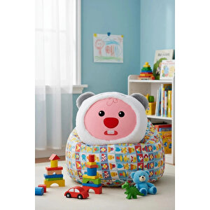 Zanmang Loopy Lisanslı Panda Kostümlü Dekoratif Peluş Yastık 40 Cm