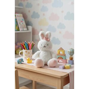 Lisanslı Tavşan Peluş Oyuncak 25 Cm – Yumuşacık Sarılmalık Sevimli Tasarım
