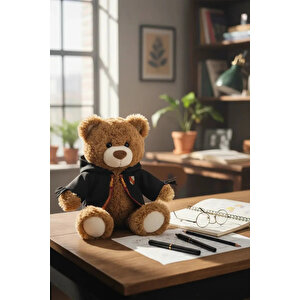 Harry Potter Lisanslı Okul Serisi Ayı Peluş 25 Cm – Hogwarts Cübbeli Yumuşak