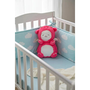 Lisanslı Kuzu Baa Serisi Peluş Oyuncak Ejderha Kostümlü Pembe Yumuşak Figür 25 Cm