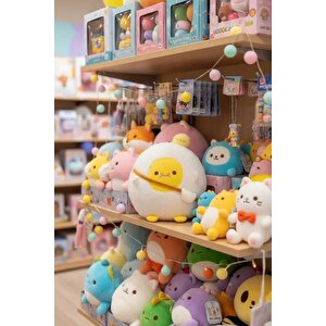 Lisanslı Yumurta Peluş Oyuncak 27 Cm (yolk) – Ayakta Yumuşacık Sevimli Tasarım