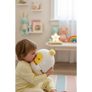 Lisanslı Yumurta Peluş Oyuncak 27 Cm (yolk) – Ayakta Yumuşacık Sevimli Tasarım