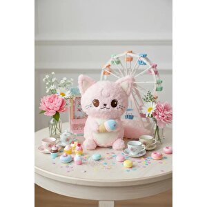 Lisanslı Çöl Yıldızı Peluş Oyuncak 40 Cm – Dondurmalı Pembe Tasarım