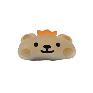 Lisanslı Bearisbug Koleksiyonu Kanca&döngü Bantlı Peluş Yastık 44 Cm – Dekoratif Minder