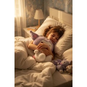 Sanrio Lisanslı Kuromi Peluş Oyuncak – Tatlı Fabrikası Serisi Yumuşacık Sarılmalık 28 Cm