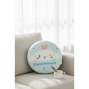 Sanrio Lisanslı Cinnamoroll Hafızalı Şekerleme Yastığı – Visco Pu Dolgulu Boyun Destekli Yumuşak Uyku Ve Dekoratif Yastık 40 Cm