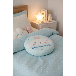 Sanrio Lisanslı Cinnamoroll Hafızalı Şekerleme Yastığı – Visco Pu Dolgulu Boyun Destekli Yumuşak Uyku Ve Dekoratif Yastık 40 Cm