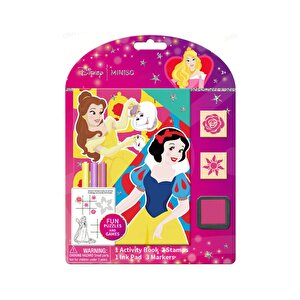 Disney Prenses Lisanslı Damga Çizim Seti – Aktivite Kitabı & 3'lü Damga Seti
