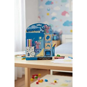 Disney Lilo Ve Stitch Lisanslı Damga Boyama Seti Defter Ve Kalem İçerikli Aktivite Seti