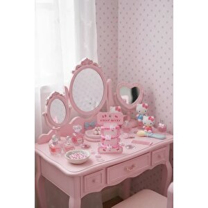 Sanrio Lisanslı Hello Kitty Zar Figürlü Saç Lastiği 11 Cm – 3 Adet Renkli Sevimli Set