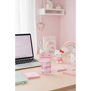 Sanrio Lisanslı Hello Kitty Zar Figürlü Saç Lastiği 11 Cm – 3 Adet Renkli Sevimli Set