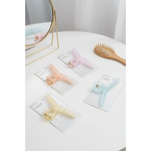 Lisanslı Basic Jöle Chevron Saç Tokası – Karışık Renk 13 Cm