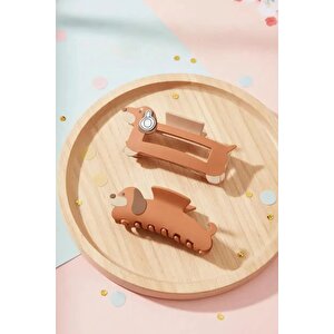 Lisanslı Dachshund Pençe Toka – Sevimli Hayvan Serisi 12,5 Cm