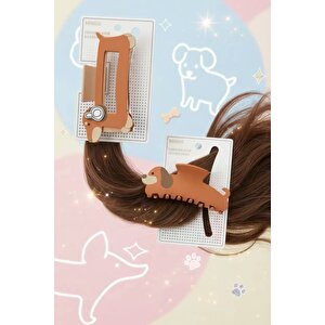 Lisanslı Dachshund Pençe Toka – Sevimli Hayvan Serisi 12,5 Cm