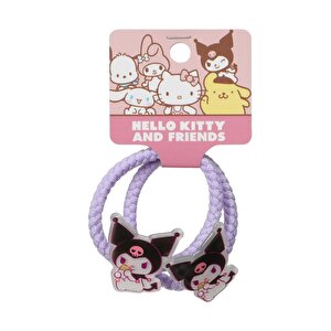 Sanrio Lisanslı Hello Kitty Saç Lastiği – Esnek Yumuşak Dokulu 9 Cm