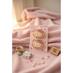 Sanrio Lisanslı Hello Kitty Mini Saç Mandalları Şık Ve Pratik Toka Seti
