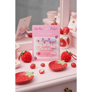 Disney Lisanslı Lotso Festival Serisi Saç Klipsi 11,5 Cm – 3 Adet Renkli Sevimli Set