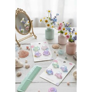 Lisanslı Spiral Saç Lastiği 4lü Set – Esnek Günlük Saç Tokası