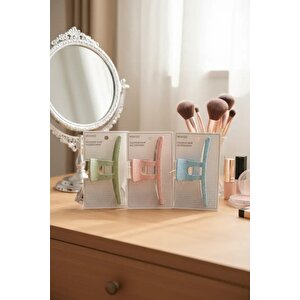 Lisanslı Basic Mermer Desenli Saç Tokası – Karışık Renk 14 Cm