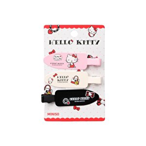 Hello Kitty Lisanslı Saç Tokası (3 Adet) – Dayanıklı Metal & Klasik Tasarım