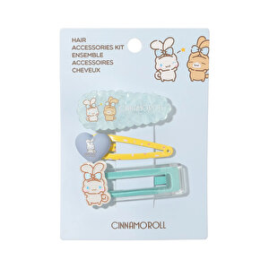 Sanrio Lisanslı Hello Kitty Parti Serisi 3'lü Toka Seti – Renkli Ve Şık Tasarım 12 Cm