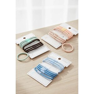 Lisanslı Sport Serisi Saç Lastiği 8’li Set – Aktif Kullanım 11 Cm
