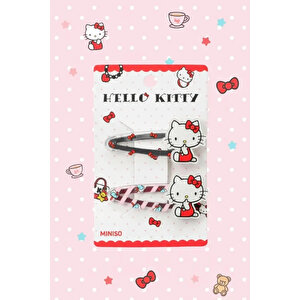 Sanrio Lisanslı Hello Kitty Saç Tokası Seti 2 Adet Şık Ve Konforlu Aksesuar