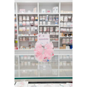 Hello Kitty Lisanslı Tatlı Fabrika Saç Tokası – Tül Detaylı & Yumuşak Tasarım