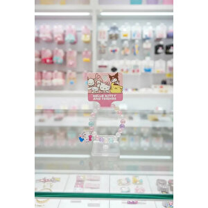 Sanrio Lisanslı Hello Kitty Boncuklu Toka – Şık Ve Esnek Tasarım 13 Cm