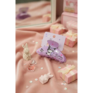 Sanrio Lisanslı Kıskaç Toka Kuromi Pembe 8 Cm